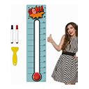 Goal Thermometer Chart Goal Tracker - 48"X12" Adhesive Dry Erase Fundraising Thermometer Sticker