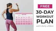 FREE 30-Day Workout Plan | At-Home Workout Plan with Daily Workout Videos