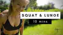 10 Minute Squat and Lunge Workout at Home