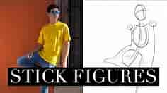 If You Can Draw A Stick, You Can Draw A Person | Life Drawing Lesson: Stick Figures