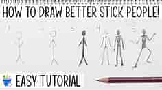 How To Draw Better Stick People | Easy Tutorial!