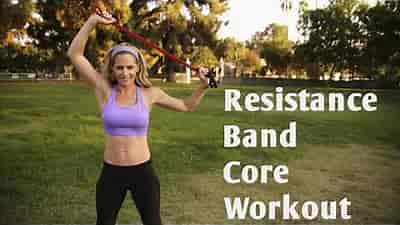 12 Minute Resistance Band Core Workout for Strong, Sculpted Abs